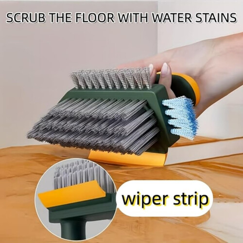 4-in-1 Grout and Corner Scrubber Brush with Scraper Tool, for Cleaning Tile, Grout 2