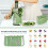 Rotary Cheese Grater,vegetable Slicer with 5 Interchangeable Blades, Suction Base 3