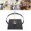 Serviettenhalter Schwarz Bogengriff Eisen 9