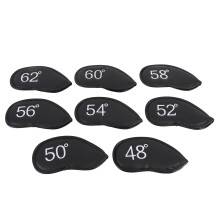 PU Leder Golf Eisen-Schlägerhüllen 8x 48-62 Set