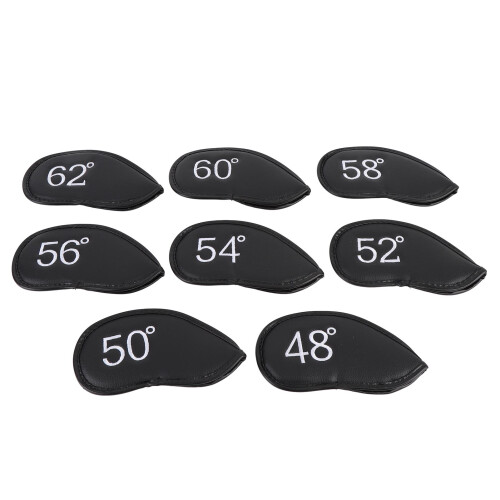 PU Leder Golf Eisen-Schlägerhüllen 8x 48-62 Set