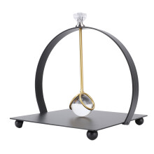 Eleganter Serviettenhalter Schwarz Eisen Arc