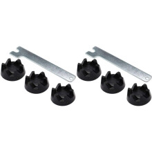 6x 9704230 Mixer Antriebs Kupplung mit Schlüssel Schlüssel Ersatz für Kitchen Aid Mixer WP9704230VP WP9704230