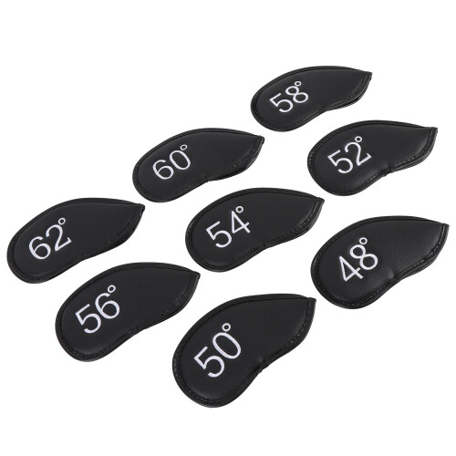 PU Leder Golf Eisen-Schlägerhüllen 8x 48-62 Set 2