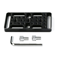 Mehrzweck-Schnellwechselplatte, Wechselplatte, Käsebrett, Easy Plate, 1/4"- und 3/8"-Blitzschuh für DSLR-Kamerakäfig-Rigs