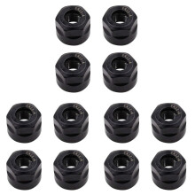 12 PièCes SéRies ER11-A Type M14 Pince de Filetage Écrous Hexagonaux de Serrage, pour Tour de Support de Mandrin de Fraisage CNC