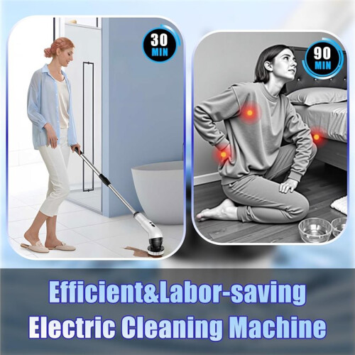 1set Electric Cleaning Brush, Multifunctional and Fully Automatic Handheld, Suitable for Use in Kitchens 1