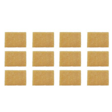 12PCS Rubber Cement Eraser, Glue Runner Eraser, Glue Residue Pick- Eraser for Removing Adhesive and Residues