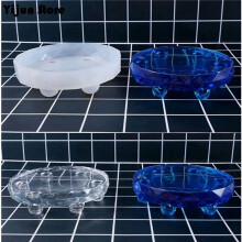 10X Novo Molde de Mesa de Resina Criativo Molde de Silicone Molde EpóXi Molde de Mesa de Exposição Diy Ferramentas de Artesanato (Somente Moldes)