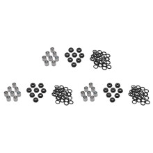 168 Teile Skateboard Truck Hardware Kit EnthäLt Distanz Stücke, Achs Muttern und Geschwindigkeits Ringe für Skateboard und Longboard