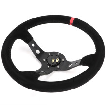 Rotes 反绒 Lenkrad 14 Zoll für Auto Umbau