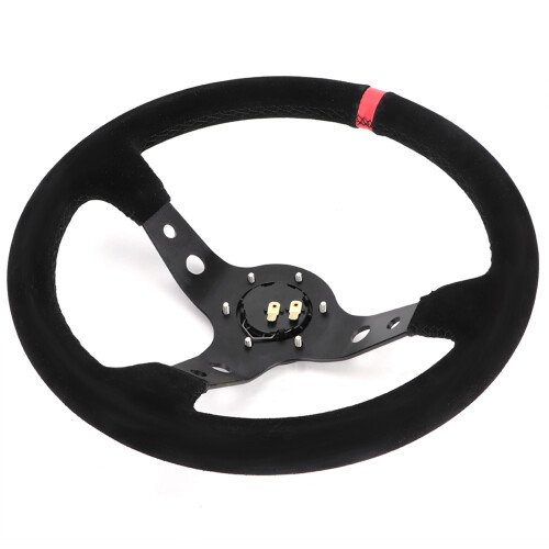 Rotes 反绒 Lenkrad 14 Zoll für Auto Umbau