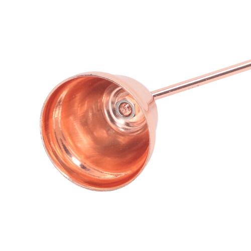 2 Kerzenlöscher Langgriff Glocke Roségold Metall 2