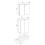 (Chipboard, Brown) Office cupboard file cabinet Lona 5-Piece S 5