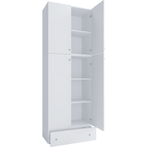 (Chipboard, Brown) Office cupboard file cabinet Lona 5-Piece S 2
