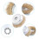 10PCS 80mm Large Diameter Grinding, Rust and Deburring Wire Brush Angle Grinder Bowl Type Wire Wheel 7