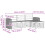 VidaXL vidaXL Outdoor-Sofagarnitur 4 stk. Natur 6