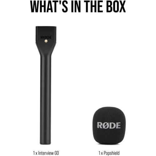 Rode RODE Interview GO Handheld Adapter for Wireless GO and Wireless GO II Microphone 1
