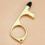Non-Contact Keychain Silicone Press Screen Isolation Keychain Multifunctional Bottle Opener, Black 8