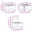 VidaXL vidaXL Outdoor-Sofagarnitur 6 stk. Natur 9