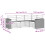 VidaXL vidaXL Outdoor-Sofagarnitur 4 stk. Natur Polyester 5