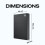 Seagate Seagate One Touch Portable External Hard Disk Drive Data Recovery, 4TB, Grey 9
