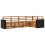 VidaXL vidaXL Outdoor-Sofagarnitur 5 stk. Natur Polyester 2