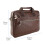 Herren Leder Messenger Bag Braun Büro Reise 4