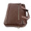 Herren Leder Messenger Bag Braun Büro Reise 6