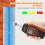 Pinless Moisture Meter with Spherical Humidity Sensor, Color LCD Screen & Alarm Function, Measurement Depth for Wood 5