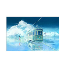 DIY Diamond Painting Full Diamond Round Water Train Stitch Embroidery Home Decoration