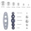 120Pcs Button Covers, Cover Button Kit with 6 Sizes, DIY Fabric Covered Buttons with 2 Installation Tools for DIY Lovers 4