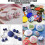 120Pcs Button Covers, Cover Button Kit with 6 Sizes, DIY Fabric Covered Buttons with 2 Installation Tools for DIY Lovers 7