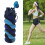 Faltbare Silikonflasche 500ml Blau Outdoor 9