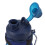 Faltbare Silikonflasche 500ml Blau Outdoor 7