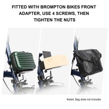 Fahrradtaschenadapter Brompton Leicht Robust