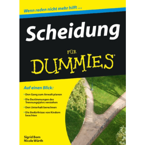 Scheidung fur Dummies by Nicole Wurth Paperback Book
