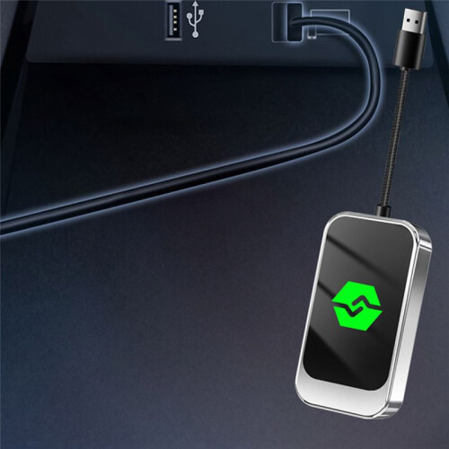 2-In-1 Wireless Carplay Android Auto Adapter USB Wireless Car Adapter Convert Wired Android Auto to Wireless 2