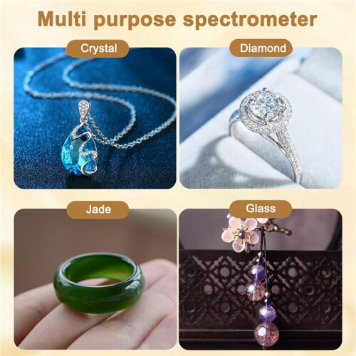 Pocket Gemological Spectroscope Diffraction 18mm in Diameter Medium Size Jeweller Gem Stone Tool 1