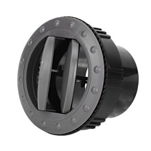 Grauer Universeller Klima Lüftungsaufsatz mit 60mm