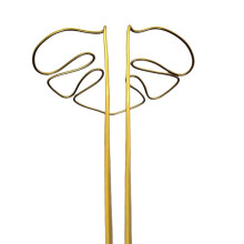 Soporte para Plantas en Forma de Monstera, Soporte para Tallos de Plantas de Aleación Resistente y Reutilizable, Soporte para Retención de Plantas,