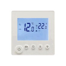 Termostato Eléctrico de Calefacción por Suelo Radiante AC95V-240V, Termostato de Habitación para Casa, Controlador de Temperatura, Pantalla LCD