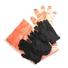 Deer Gutting Gloves for Hunt - Field Dressing Gloves with Long and Short Gut Glove Combo Pack Gloves for Outdoor