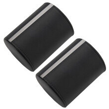 2X Cravate Noire Cravate Stockage Coffre Cadeau Boite Cylindre Forme