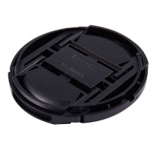 3X Nero 62 mm Centro Pinch Design Coperchio Copriobiettivo Anteriore
