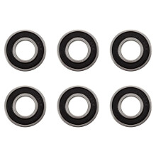 6st 15 mm X 32 mm X 9 mm Breedte Enkele Rij Diepgroef Afgedicht Radiaal Kogellager 6002RS