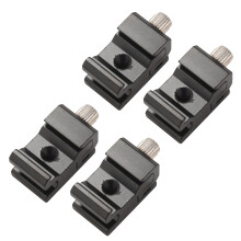 4 Paket Kalten Schuh Halterung Einstellbar Metall Kalten Schuh Adapter Halterung für Dslr Kamera Schuh Halterung