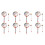 8X Kids Percussion Lollipop Drum, 6inch 1