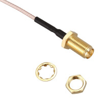 Zestaw 12 Sztuk RF U.FL (IPEX/IPX)  PCI do RP-SMa ŻEńSki Kabel Antenowy Pigtail Wi-Fi Koncentryczny Kabel RG-178 O Niskiej StratnośCi (4 Cale (10