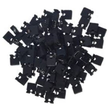 100Pcs 2.54MM Jumper Cap Open Type Shorting Cap Shorting Block Shorting Cap Socket Pin Header Connection Block,Black